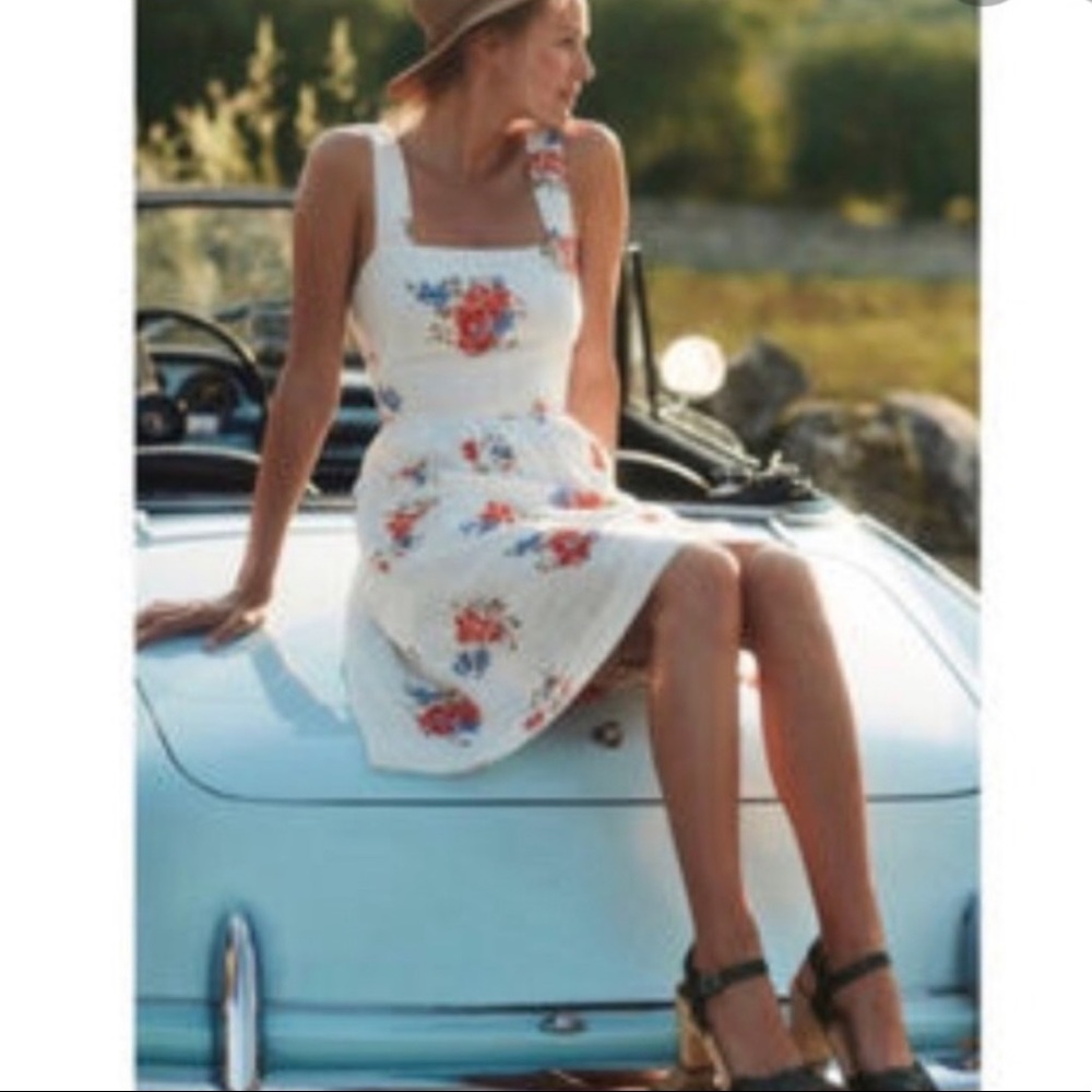 Anthropologie 100% cotton floral dress